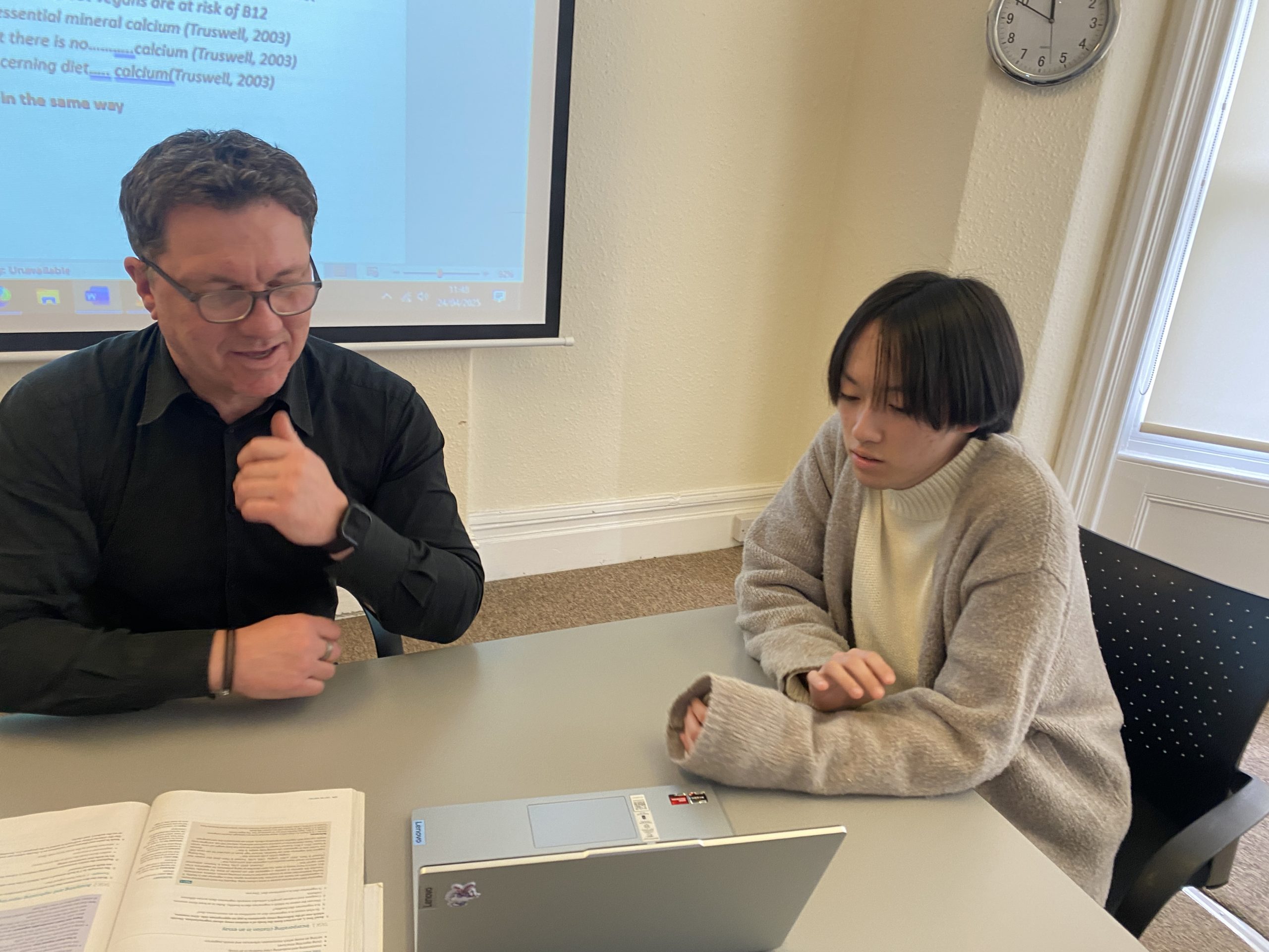 英国ファウンデーションコースの授業風景